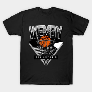 San Antonio Basketball Wemby Retro T-Shirt